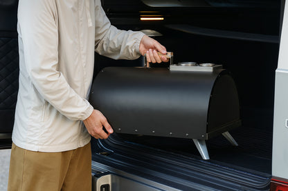 Four à pizza portable Bois et Gaz – Utilisation en jardin et camping