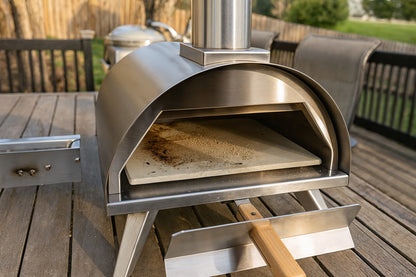 Four à pizza portable Bois et Gaz – Utilisation en jardin et camping